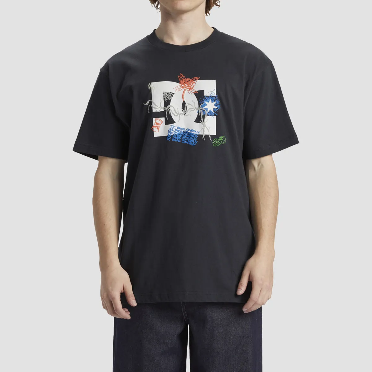 DC Scribble T-Shirt Ebony