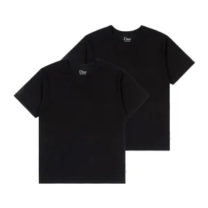 Dime MTL 2-Pack T-Shirts Black