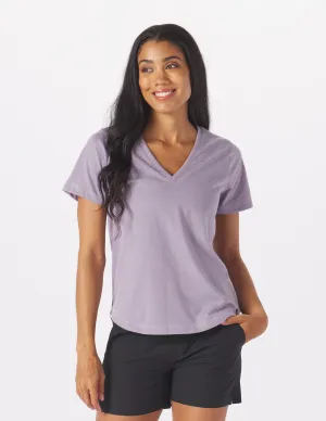 Do No Harm V-Neck: Amethyst