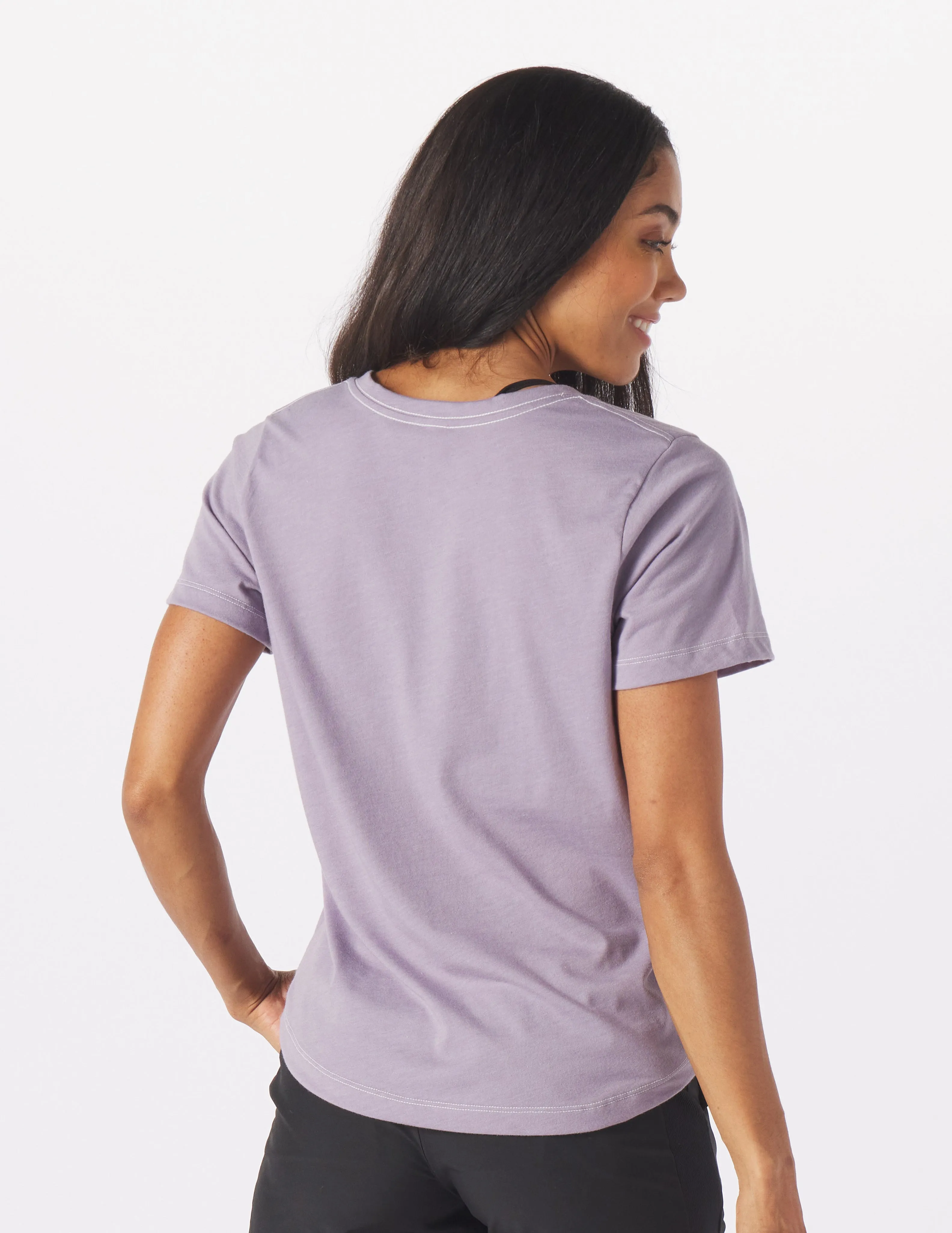 Do No Harm V-Neck: Amethyst