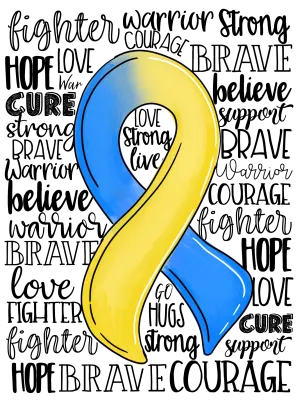 {Down Syndrome Awareness Ribbon}