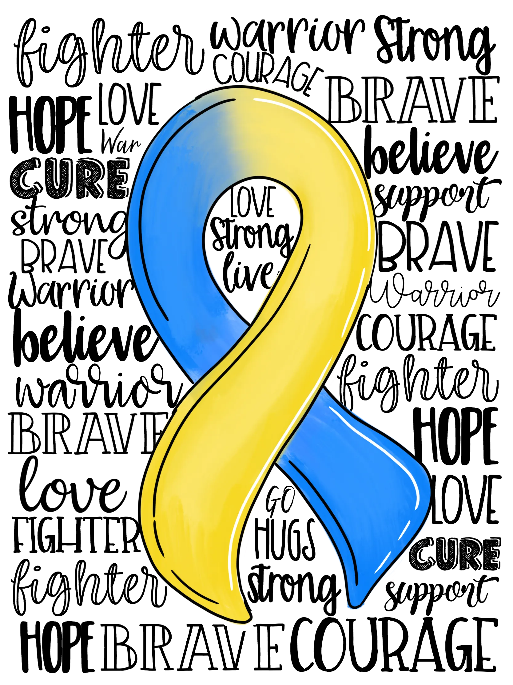 {Down Syndrome Awareness Ribbon}