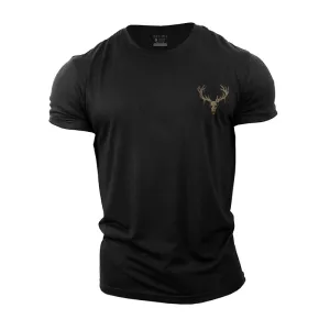 Elk Skeleton Cotton T-Shirt