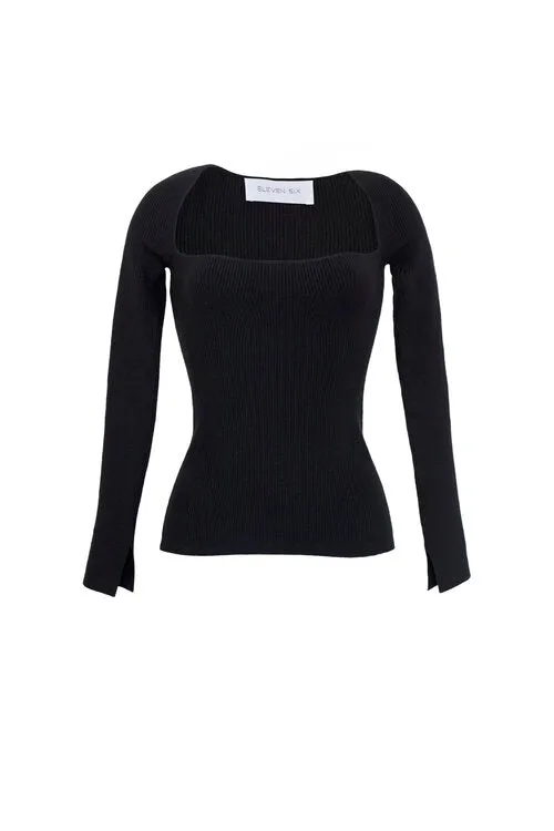 Elle Sweater (Black)