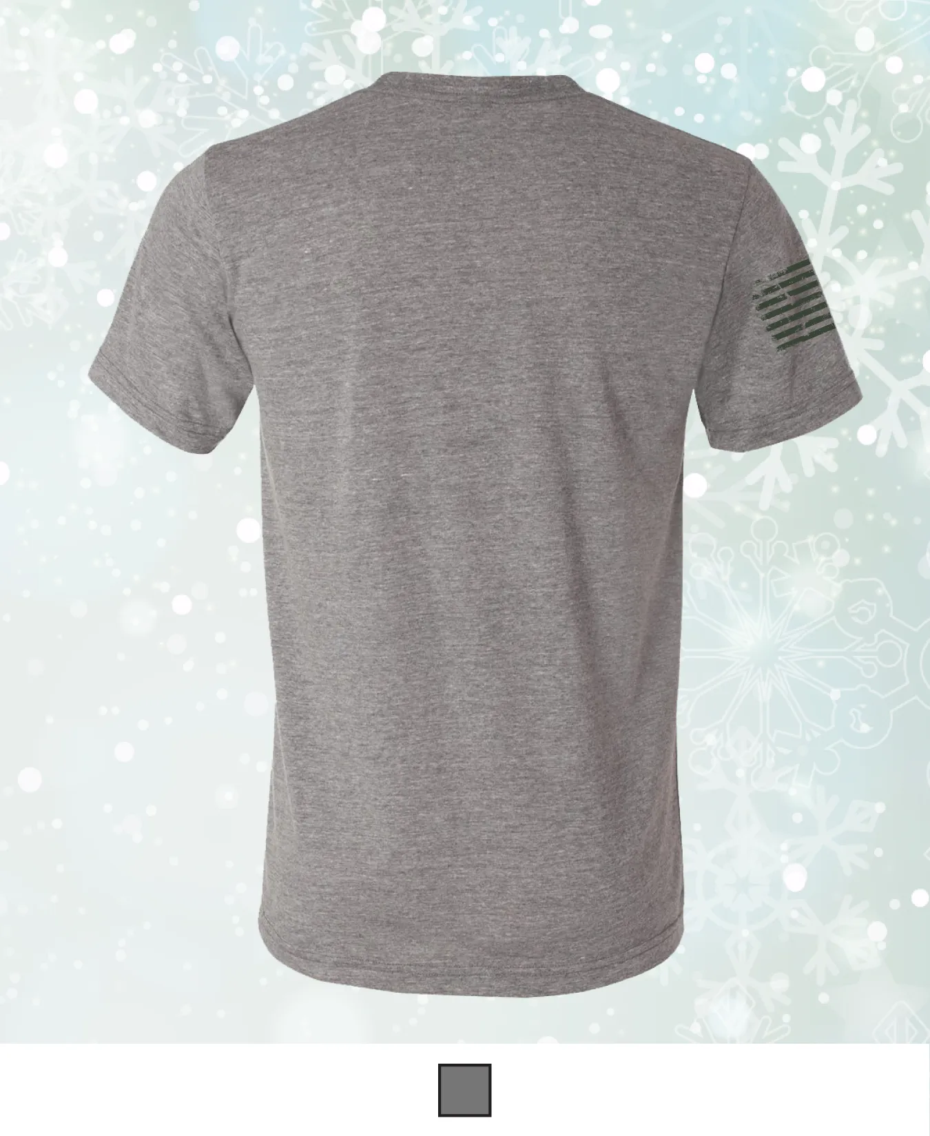 Emblem Holiday Series Comfort Unisex Triblend SS Tee - Missiletoe
