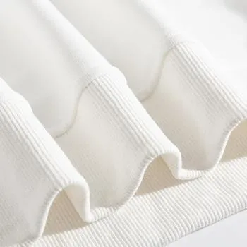 Fashion O-Neck White Sweater