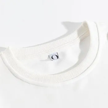 Fashion O-Neck White Sweater