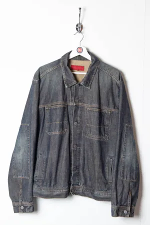 FCUK Washed Denim Jacket (L)