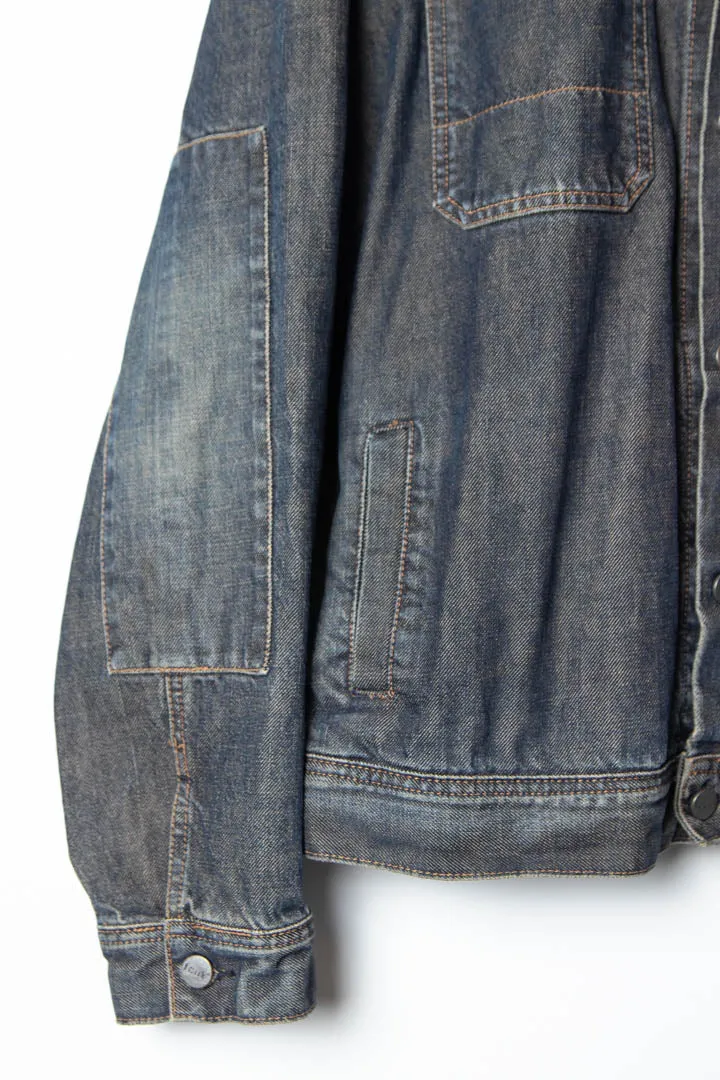 FCUK Washed Denim Jacket (L)