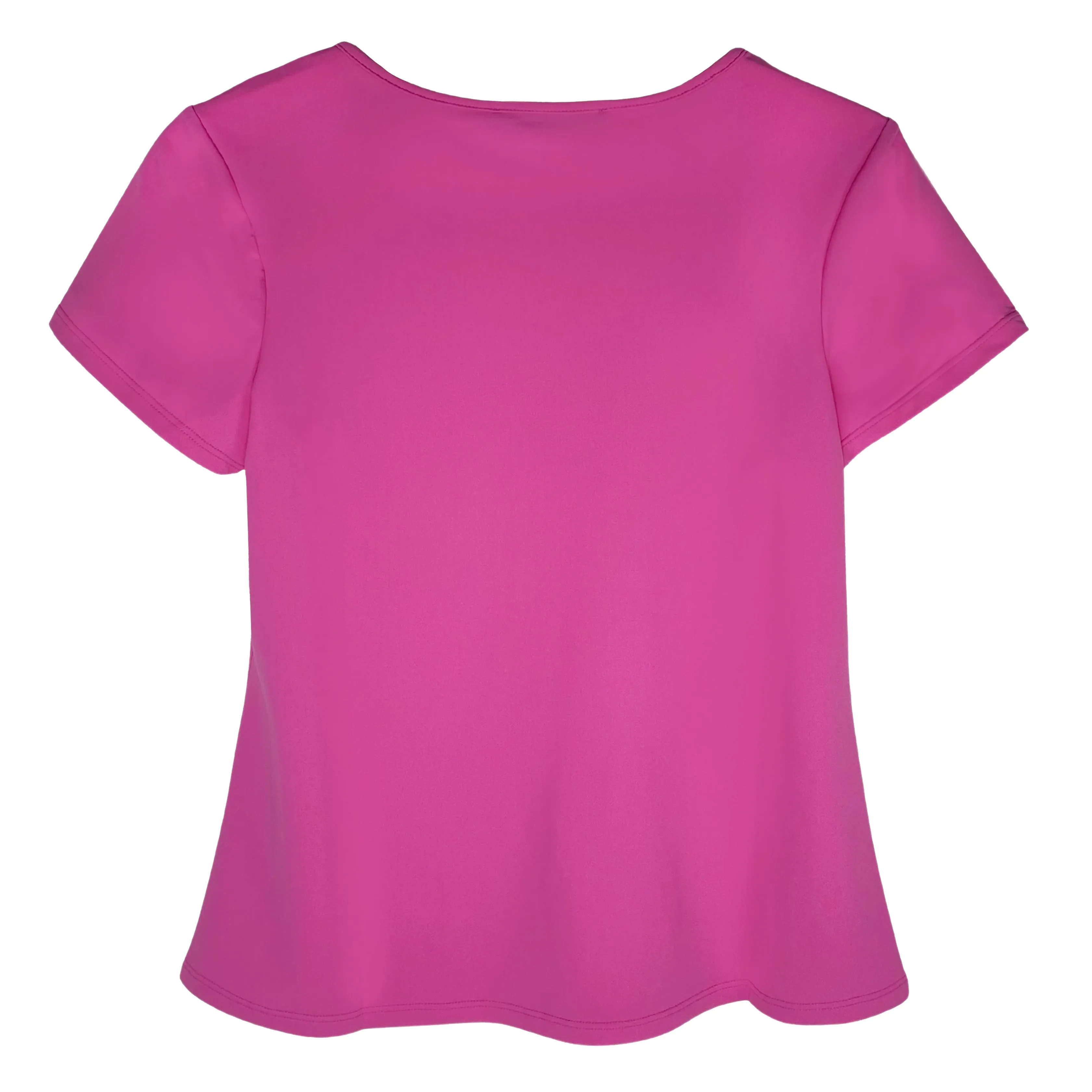 Fenwick Crew Neck Tee in Hot Pink