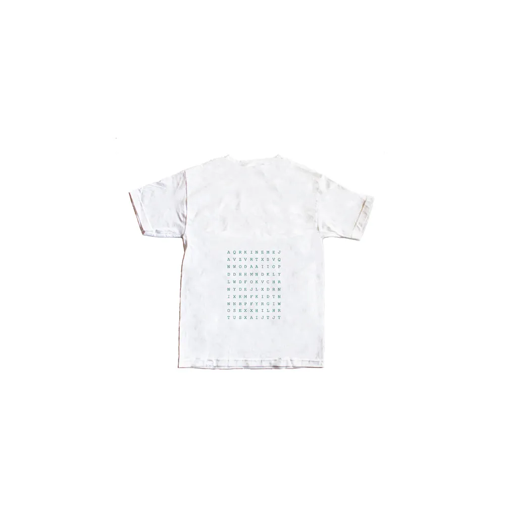 FIND ME White Graphic T-shirt