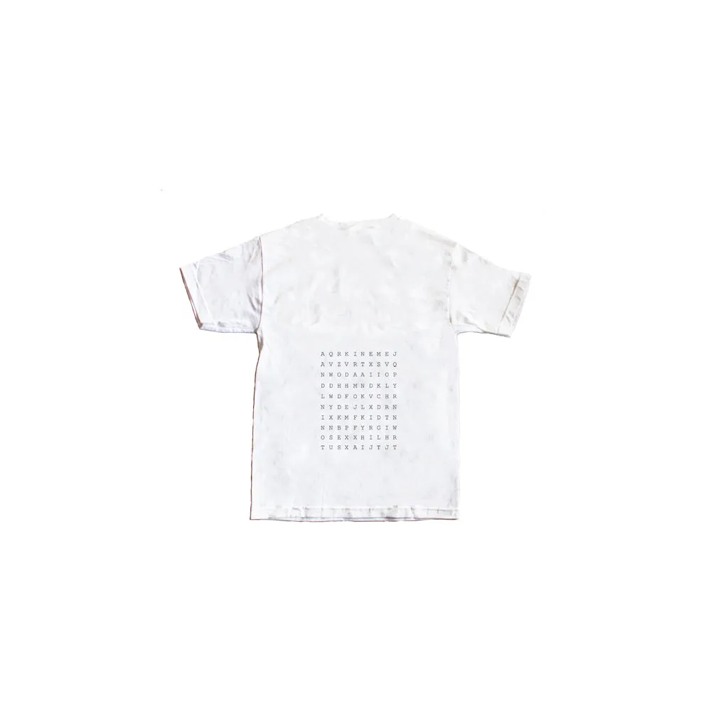FIND ME White Graphic T-shirt