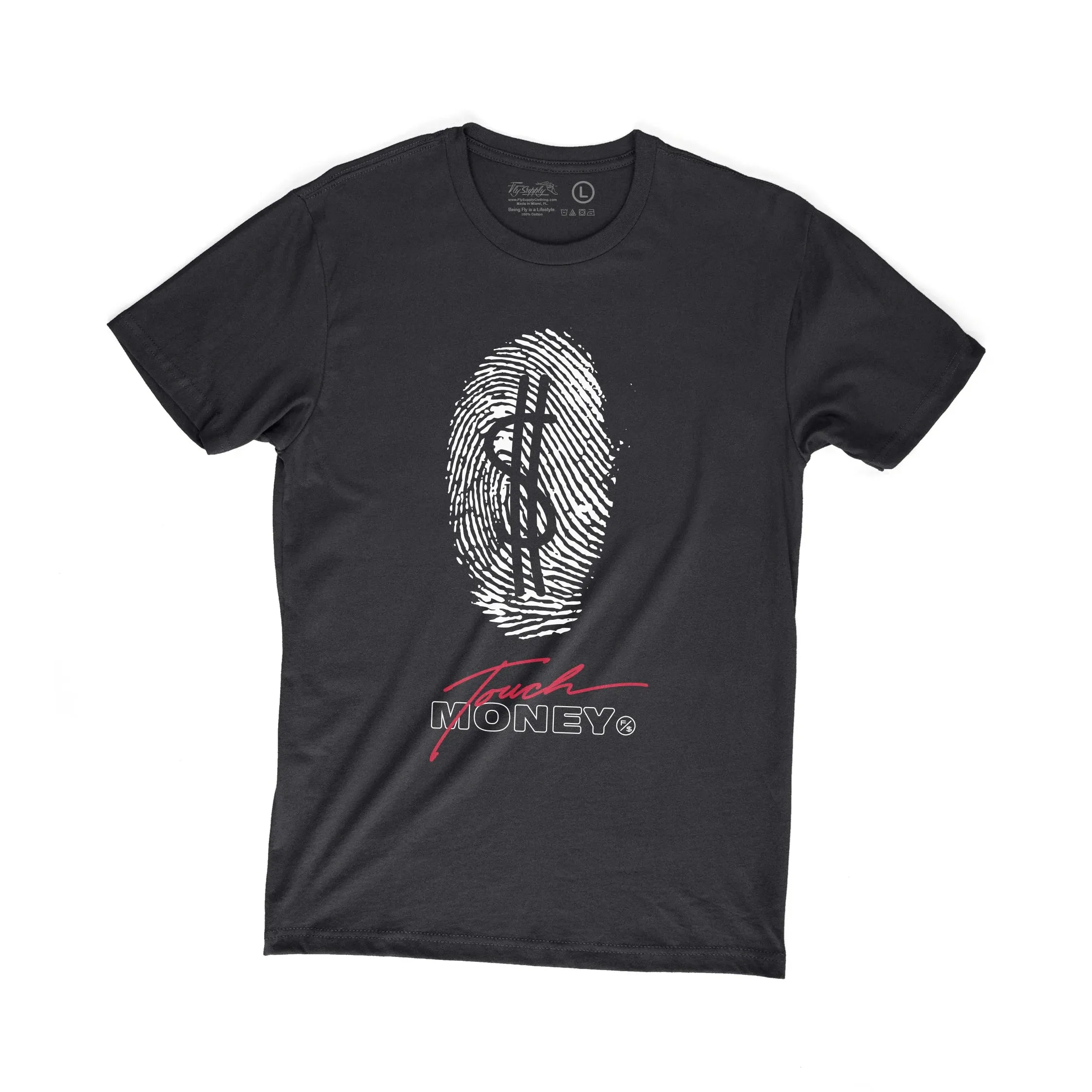 Fly Supply Free Game Black Tee