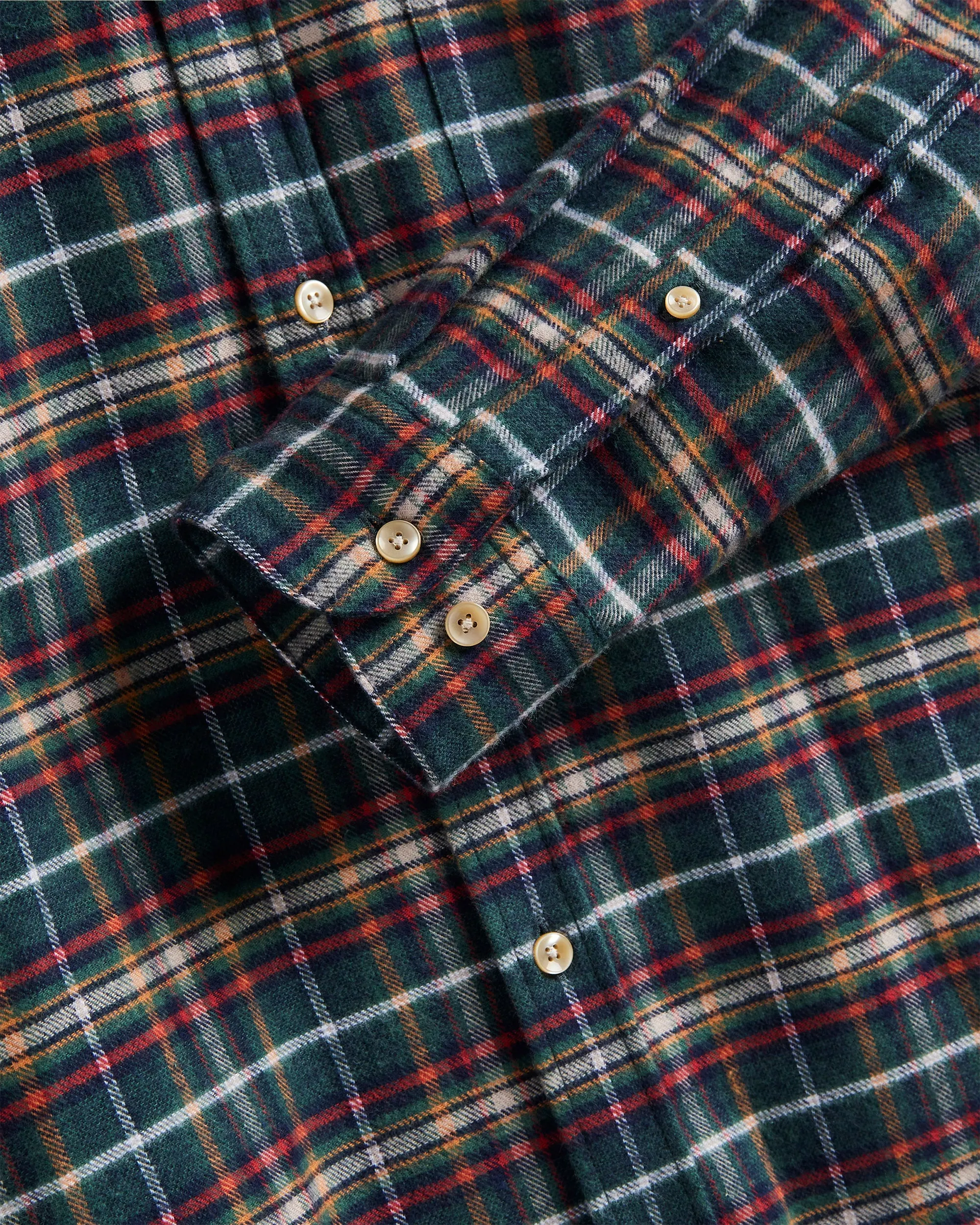 Forest Train Long Sleeve Cotton Shirt