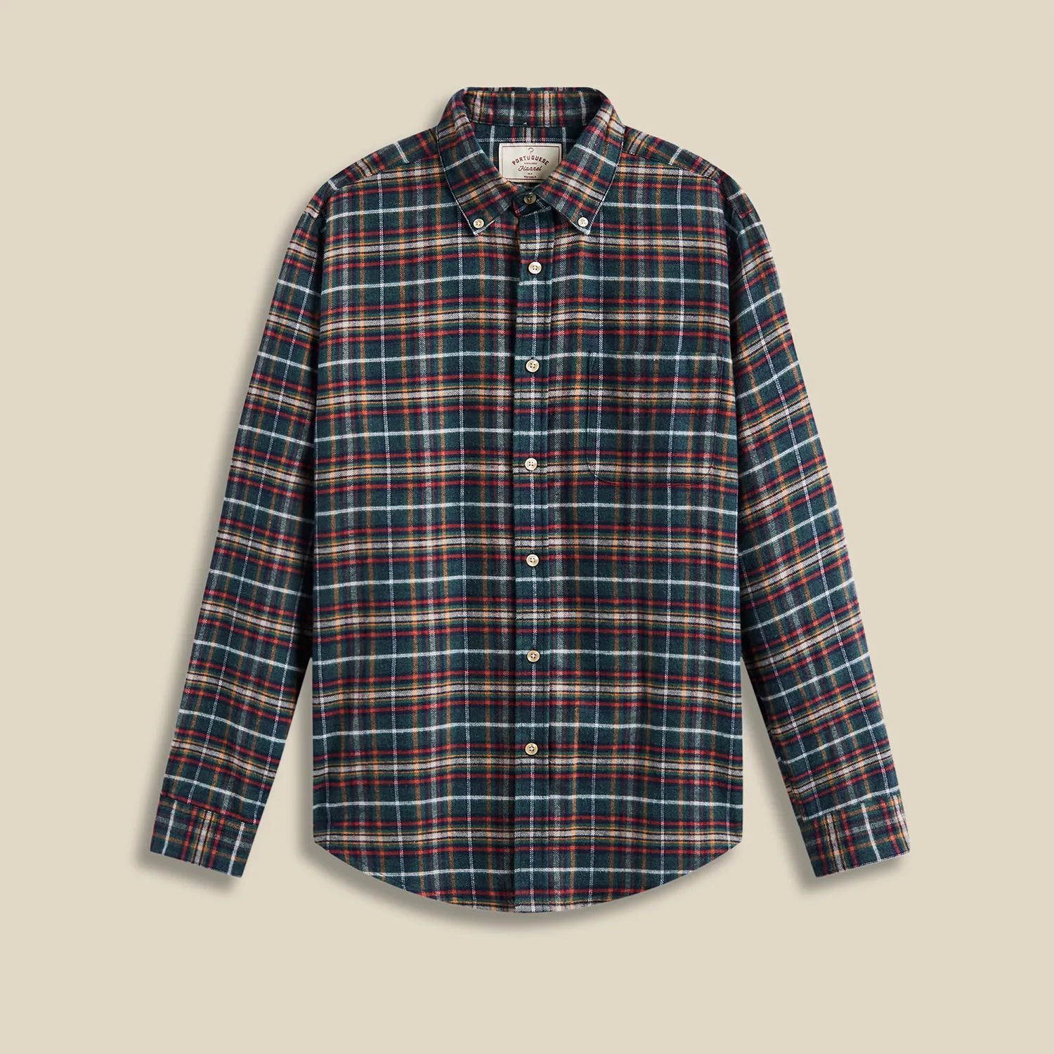 Forest Train Long Sleeve Cotton Shirt