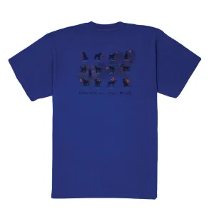 Forever May They Wave Tee: River Blue