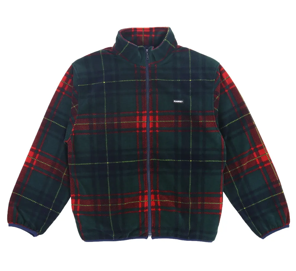 FULL ZIPPED CHECK FLEECE