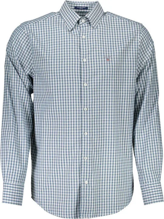 GANT Emerald Green Tech Prep Gingham Button Down Shirt 3006230 Size M NWT