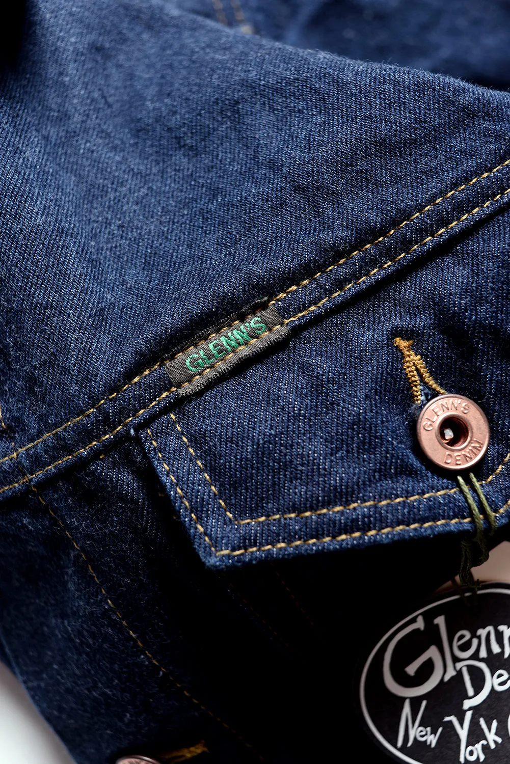 GD212 RELAXED-FIT TRUCKER JACKET | Washed 13 Oz Selvedge Denim - Classic Indigo
