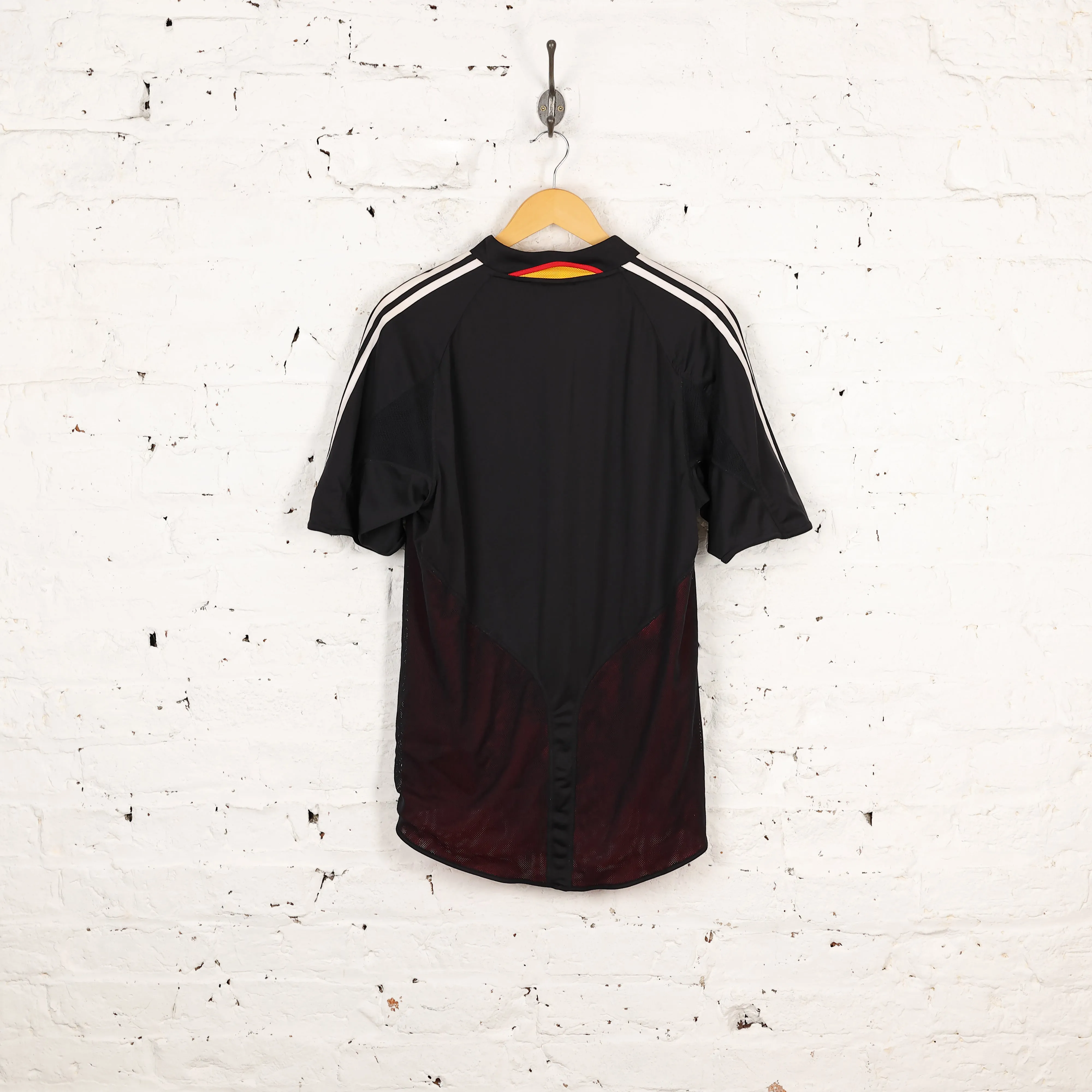 Germany 2004 Adidas Away Football Shirt - Black - M