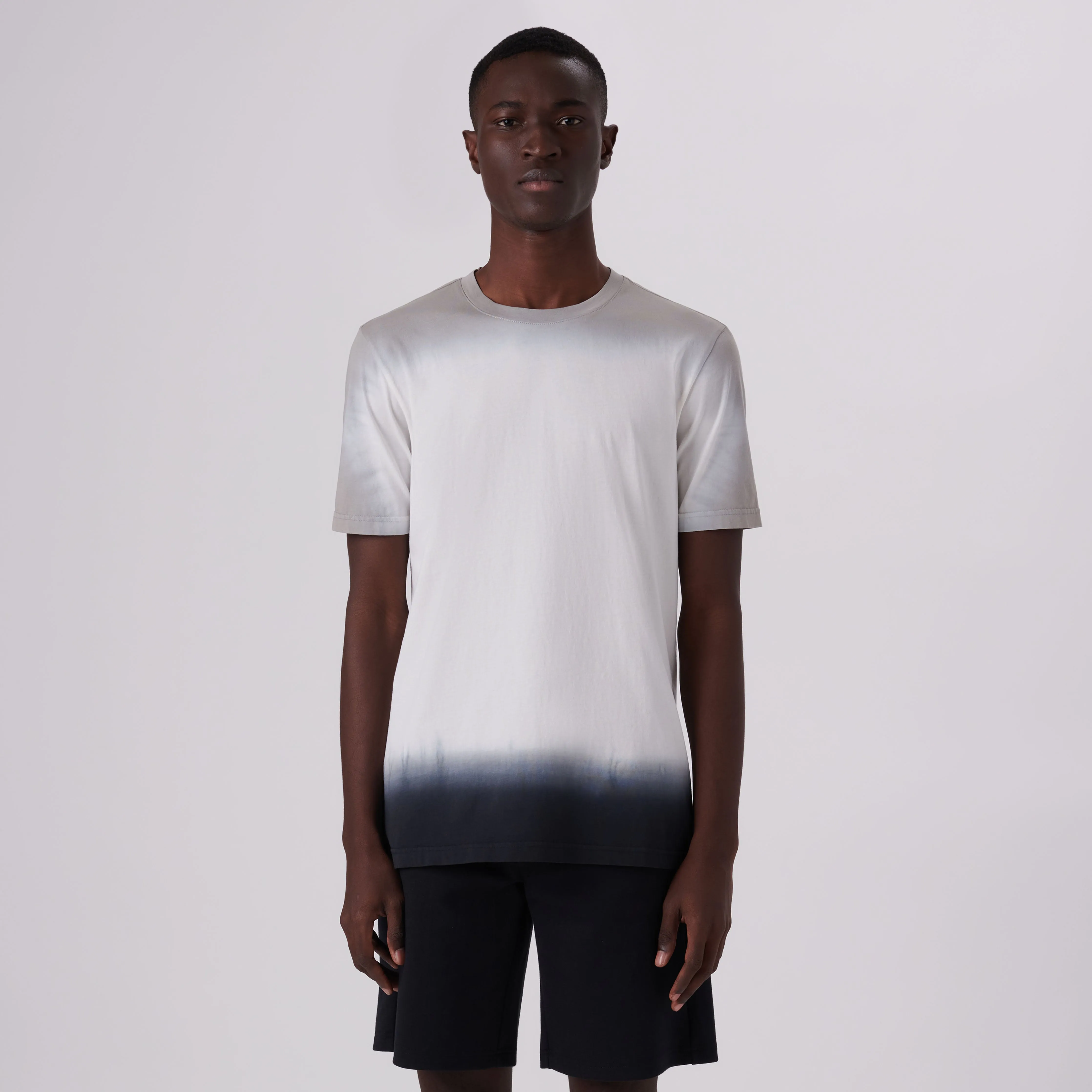 Gradient Print Crew Neck T-Shirt