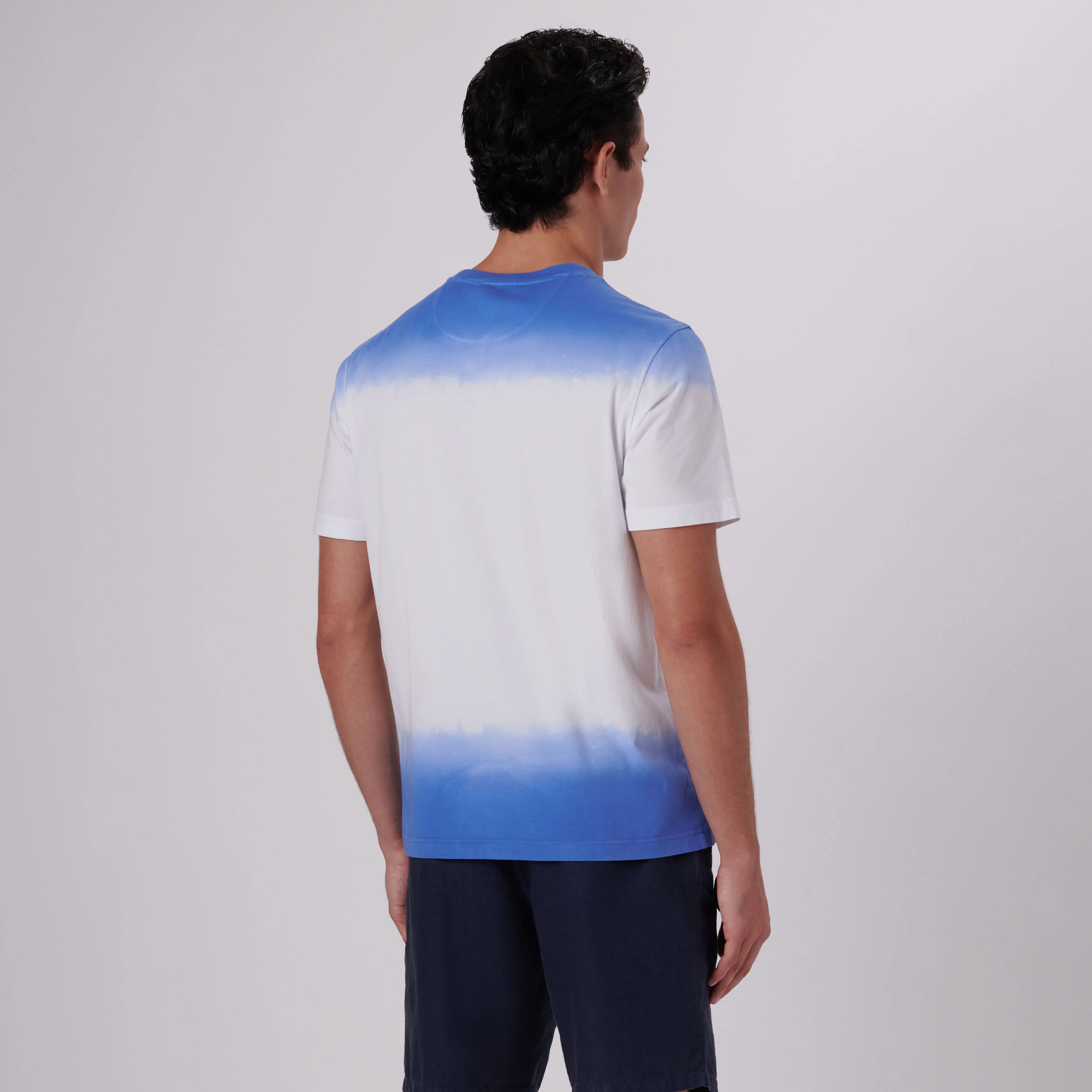 Gradient Print Crew Neck T-Shirt