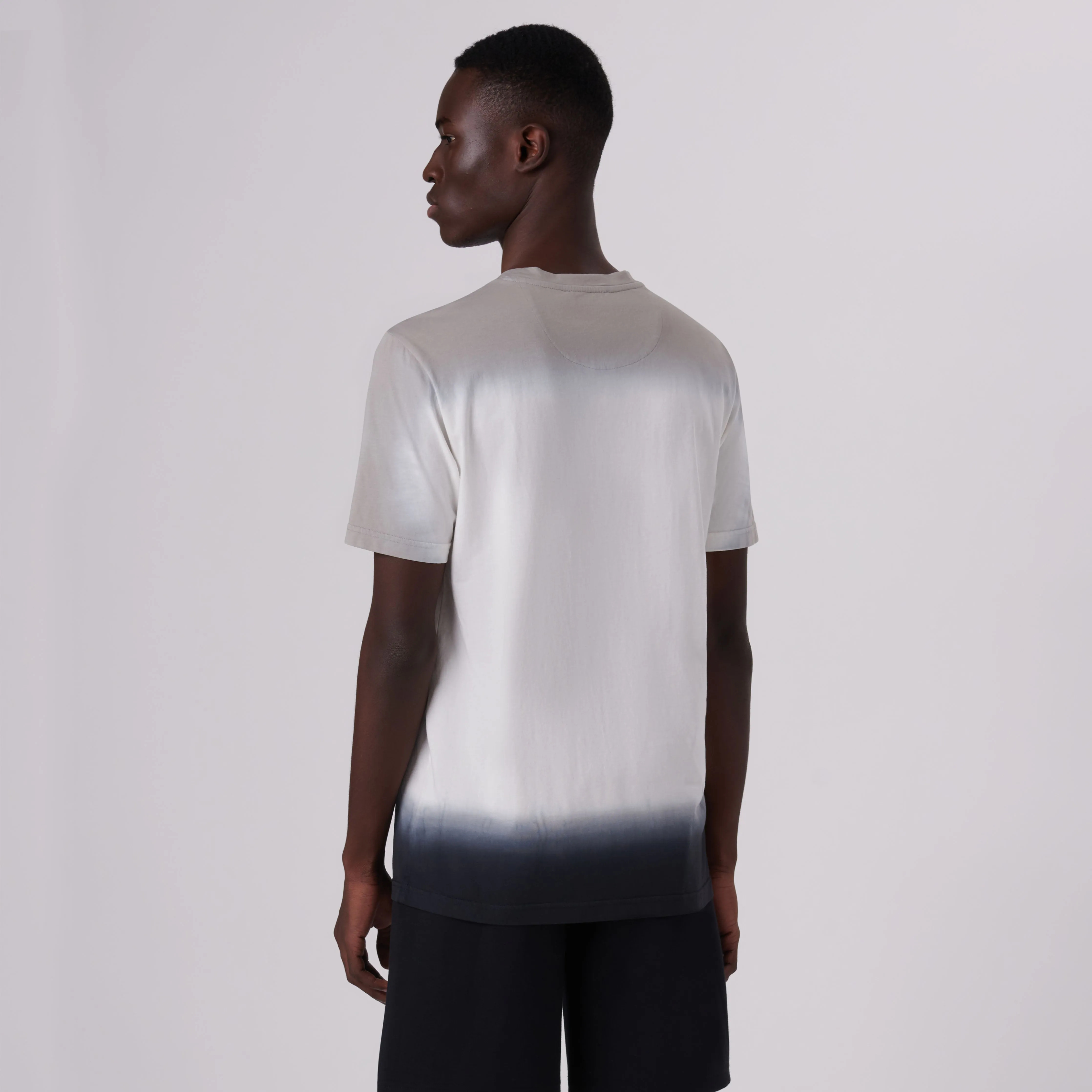 Gradient Print Crew Neck T-Shirt