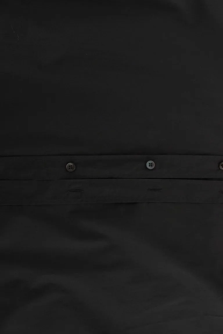 Gray Cotton GOLD Slim Fit Dress Shirt