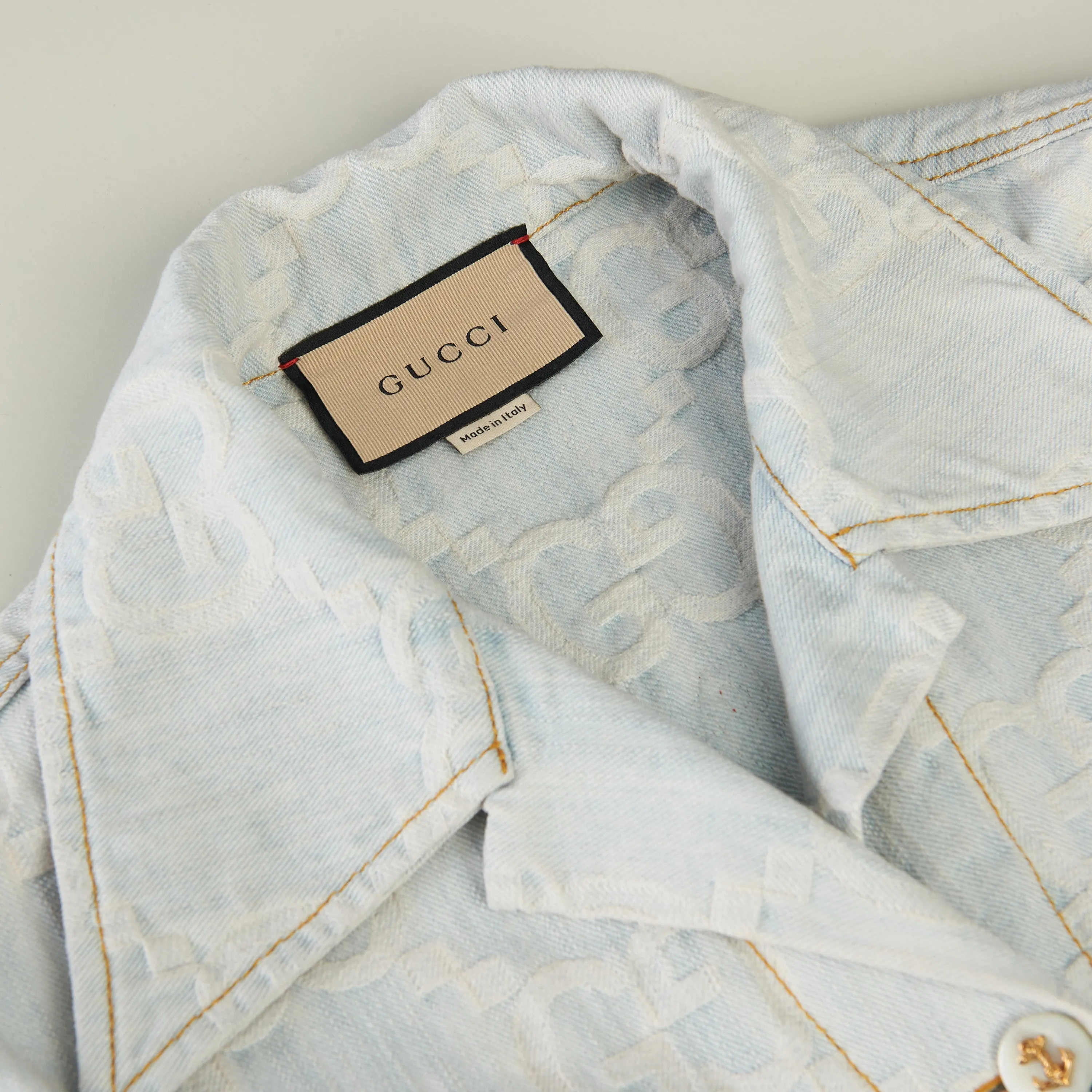 Gucci And California GG Denim Jacket