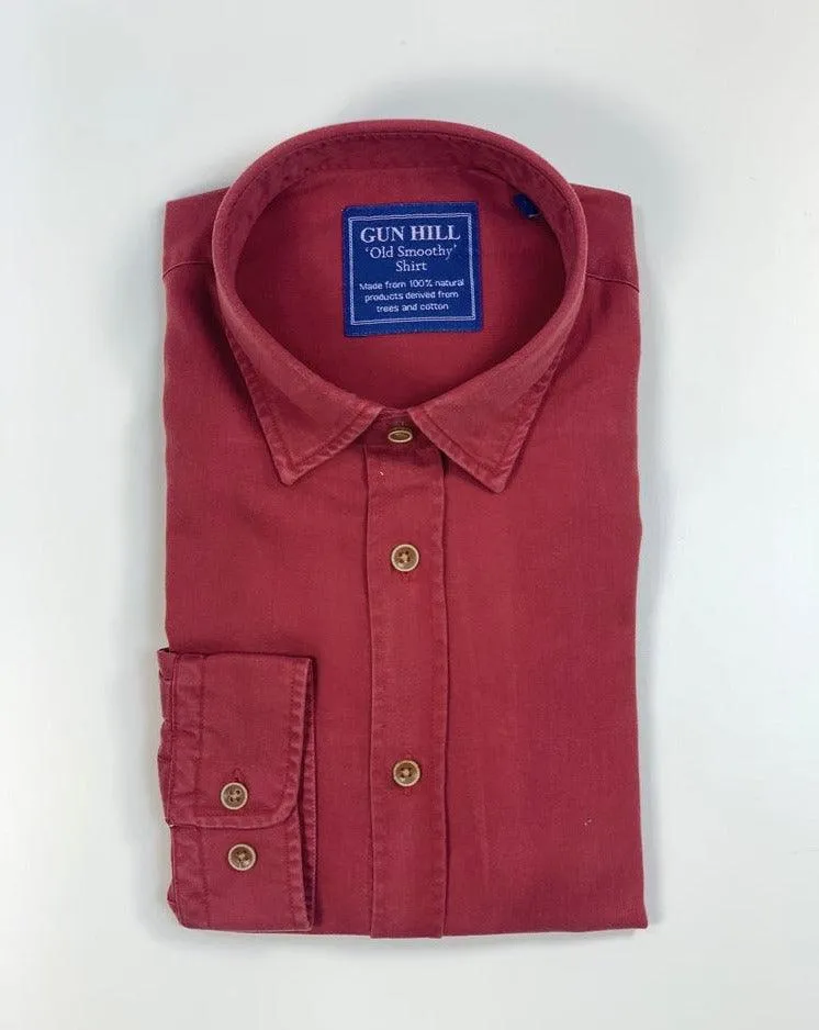 Gun Hill Mens Classic Old Smoothy Shirt Rust