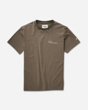 Halo Cotton Tee - Major Brown