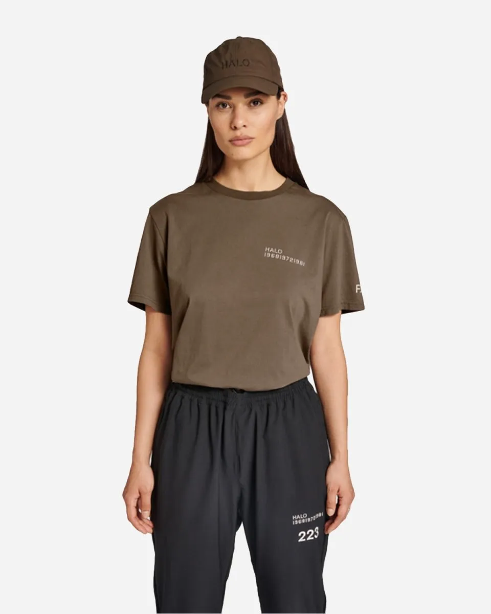 Halo Cotton Tee - Major Brown