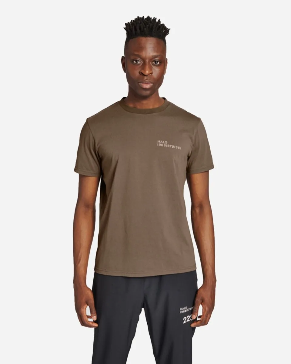 Halo Cotton Tee - Major Brown