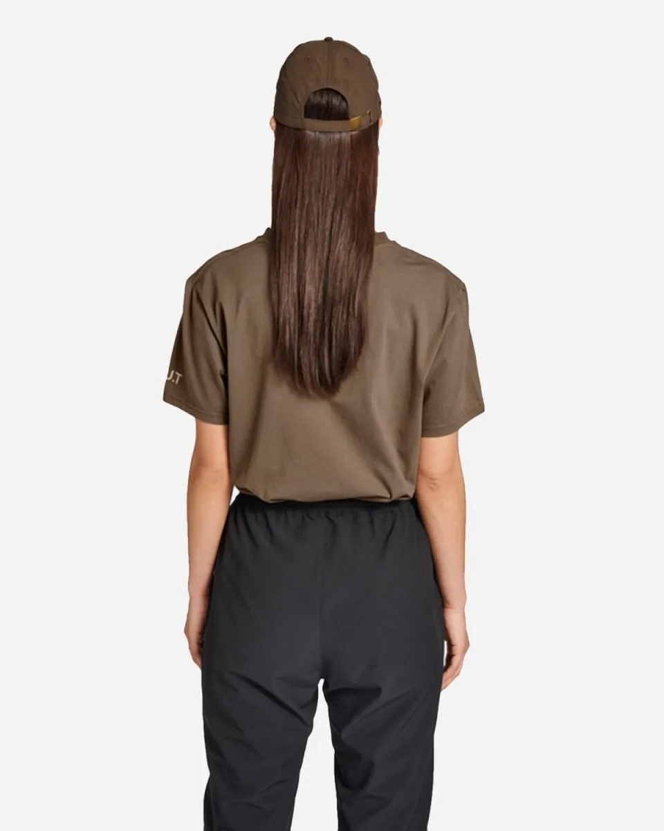 Halo Cotton Tee - Major Brown