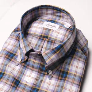 Hamilton Musgrave Plaid Sport Shirt - Lavender