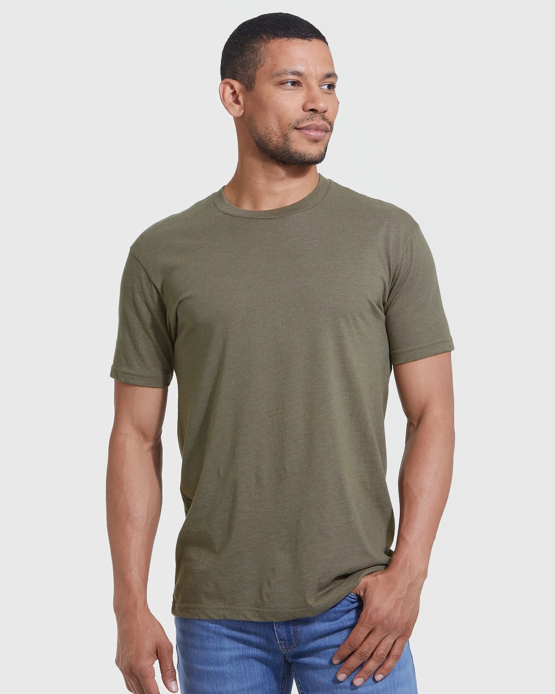 Heather Crew T-Shirt 3-Pack