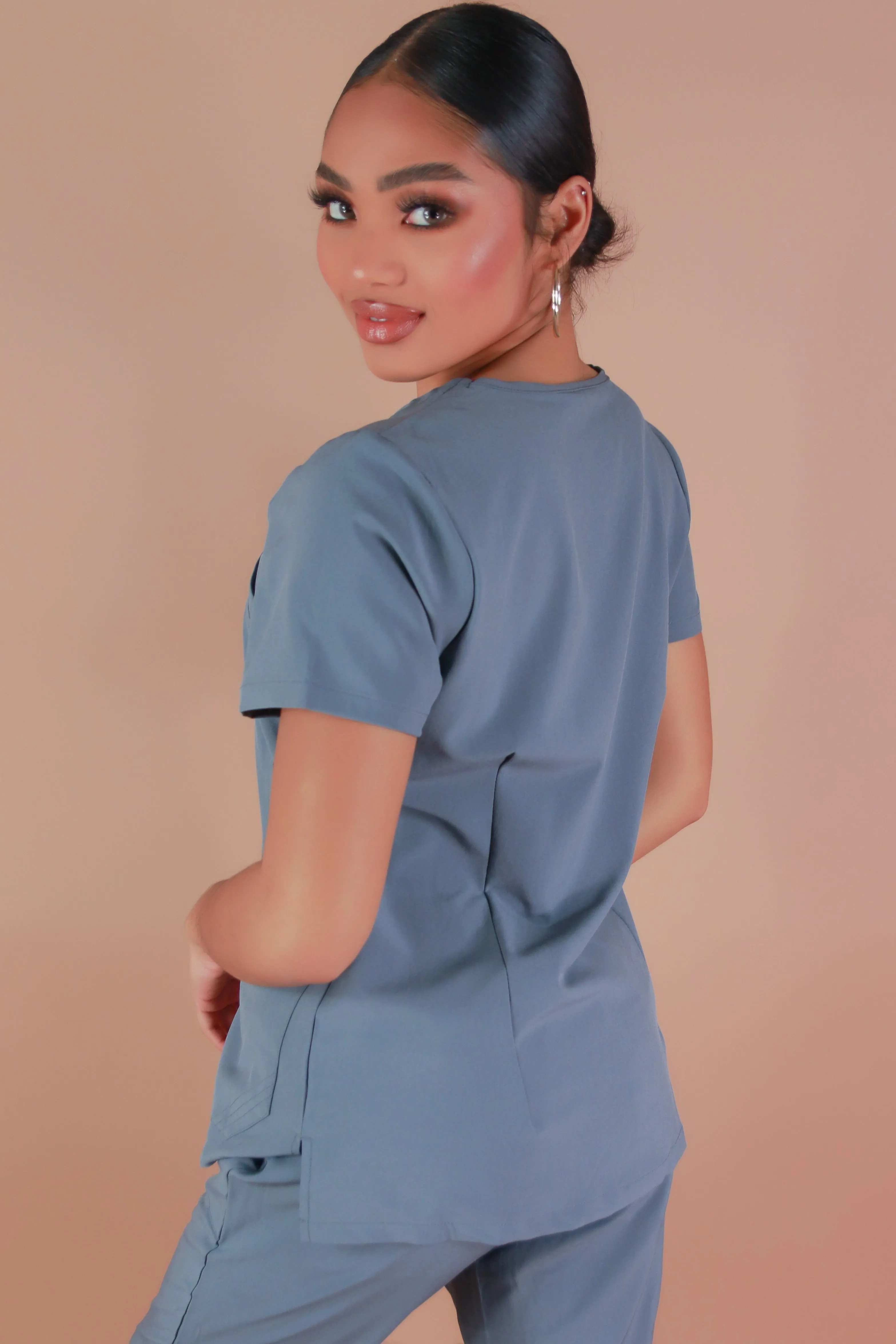 HOPE ALL IS WELL SCRUB TOP