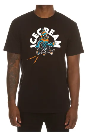 Icecream Skate Tuff Black Tee