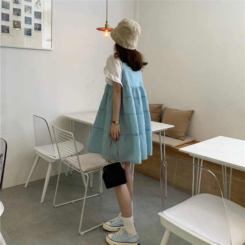 [@im_hae_] "DOLL COLLAR" SHIRT/STRAP DRESS N081505