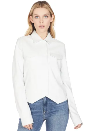 Jack V-Point Jacket (Powder White)