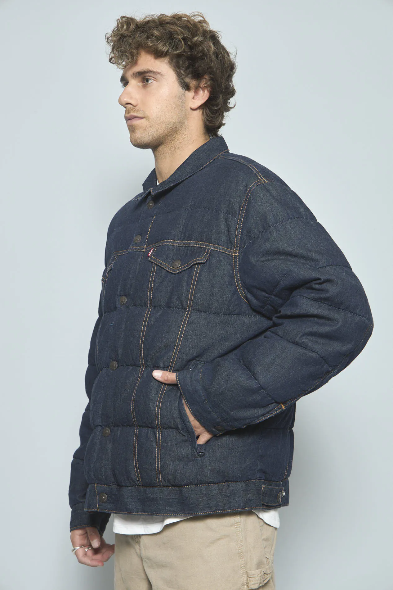 Jacket Azul Levis Talla Xl