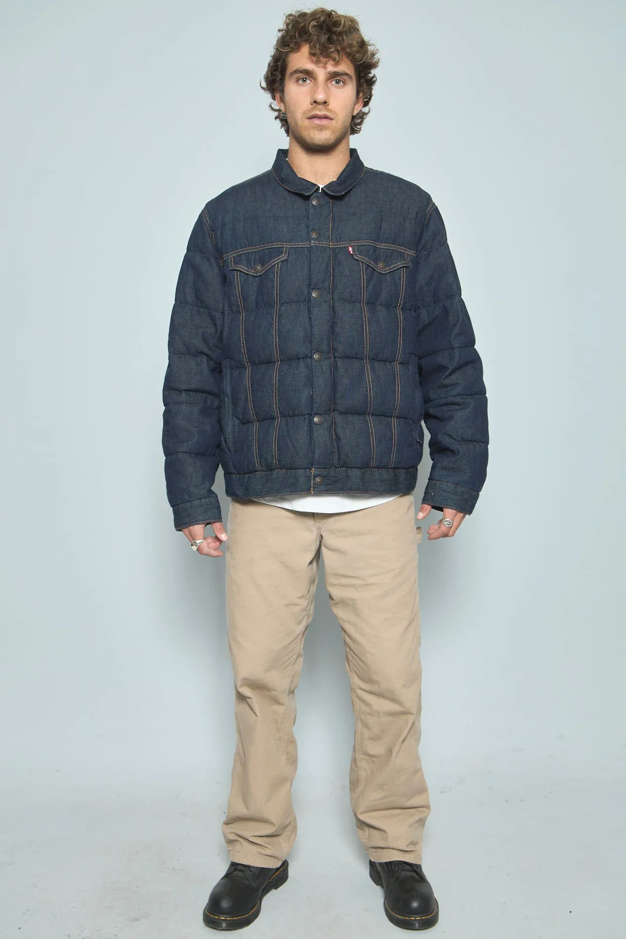Jacket Azul Levis Talla Xl
