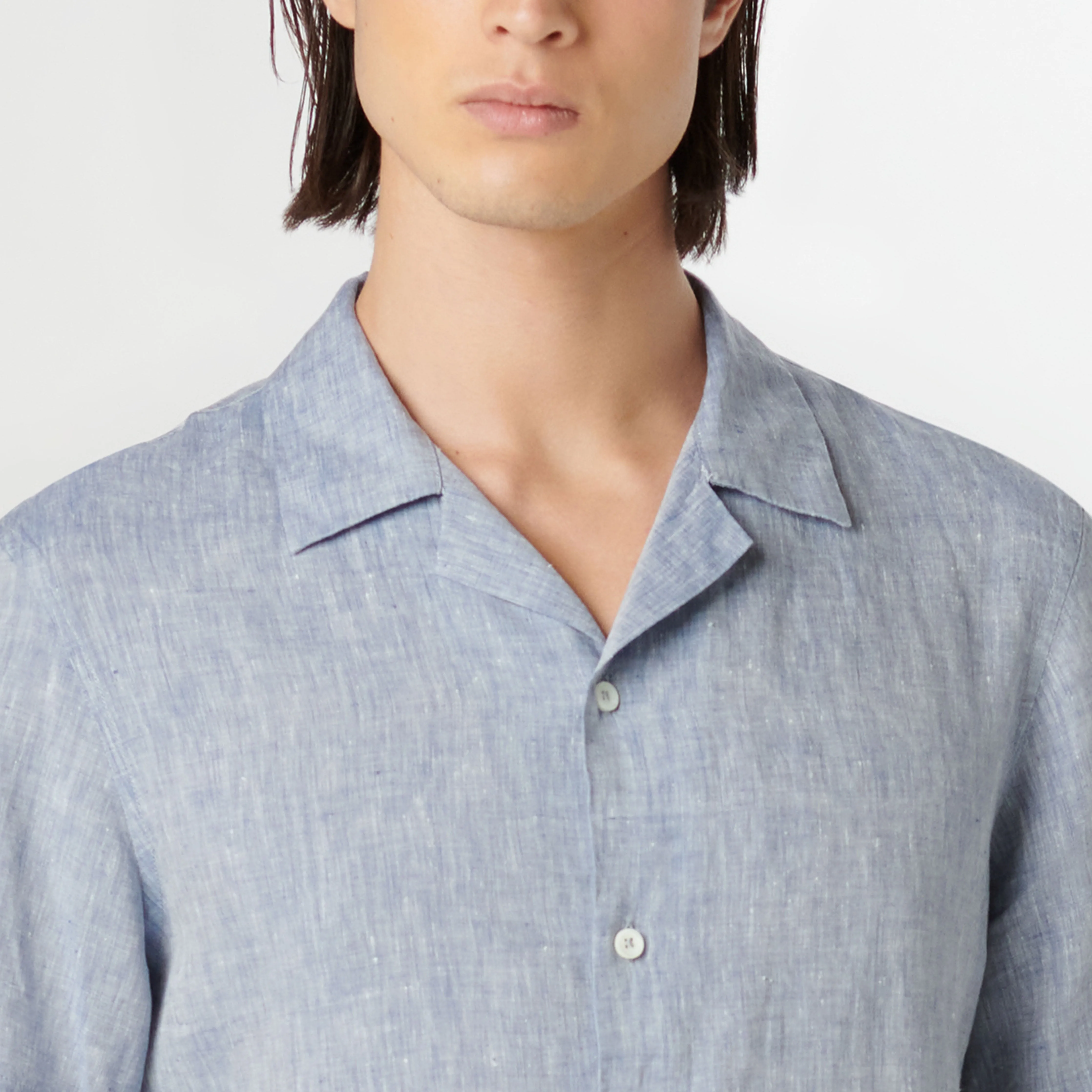Jackson Solid Short Sleeve Linen Shirt