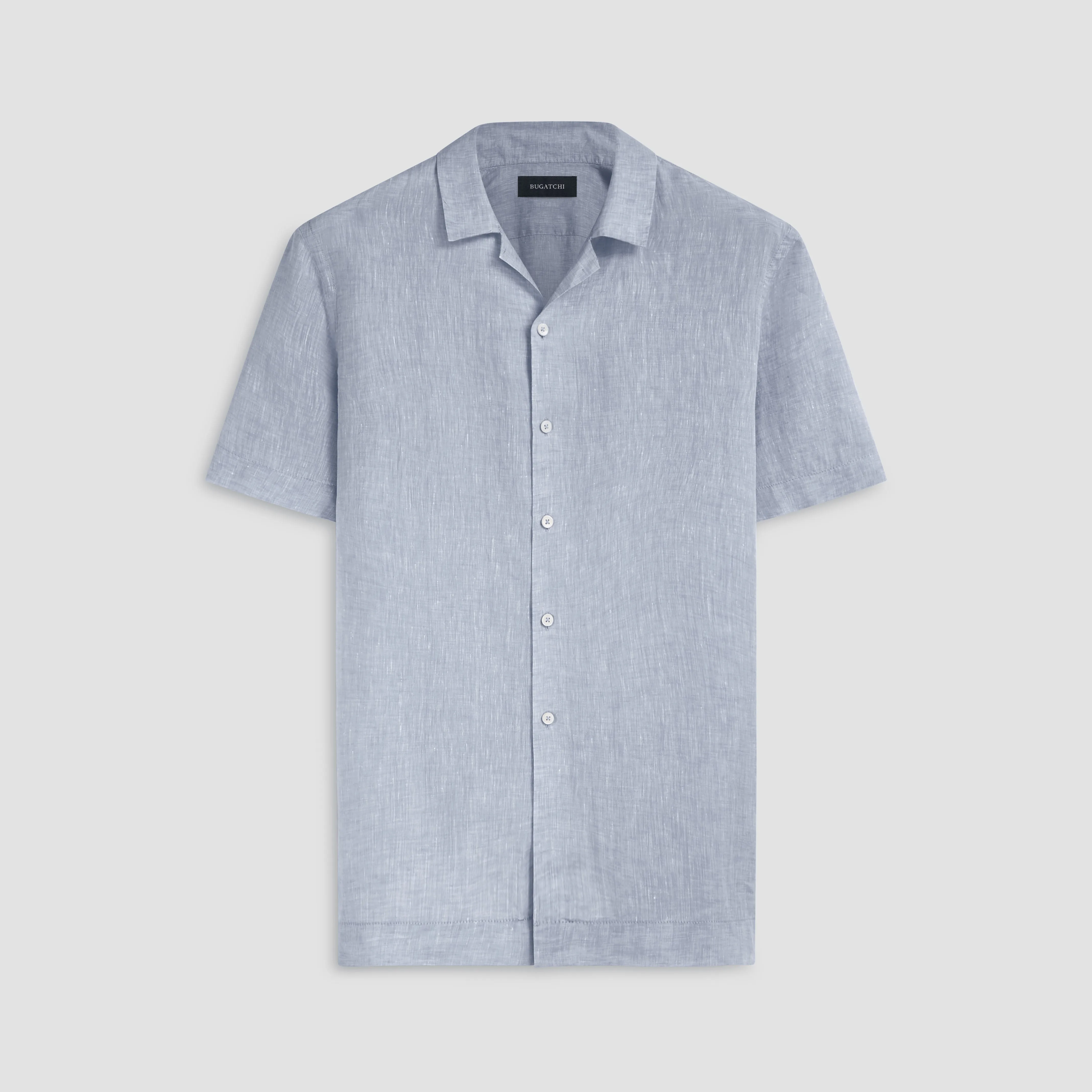 Jackson Solid Short Sleeve Linen Shirt