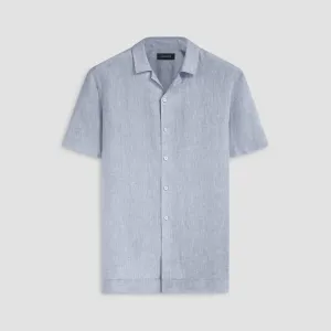 Jackson Solid Short Sleeve Linen Shirt