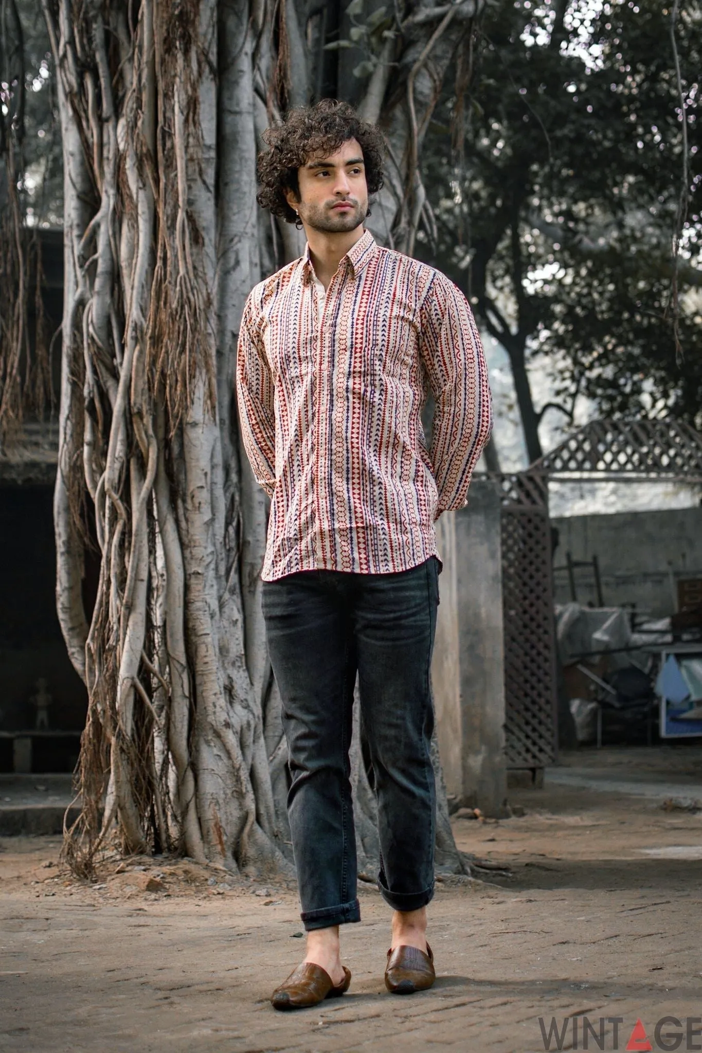 Jaipur 100% Cotton Cream Shirts