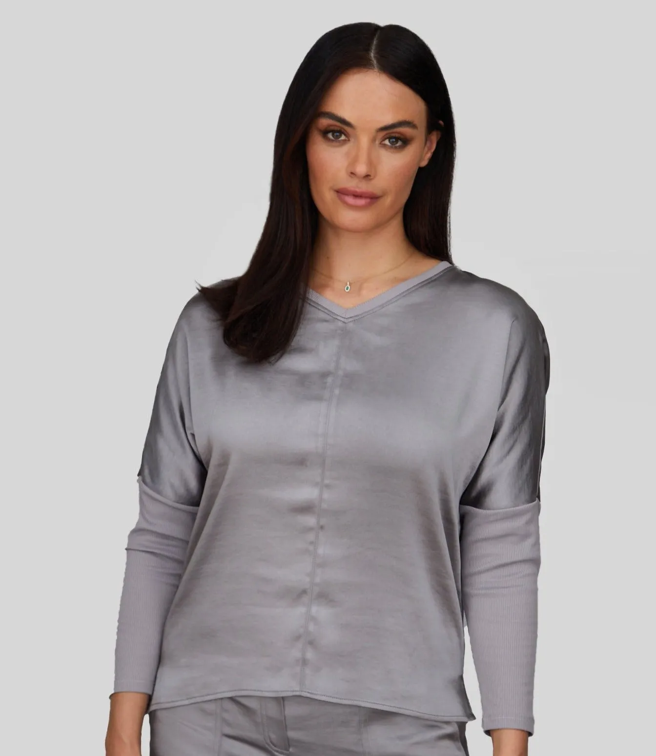 Jones Long Sleeve V-Neck - Epic Shine- FINAL SALE