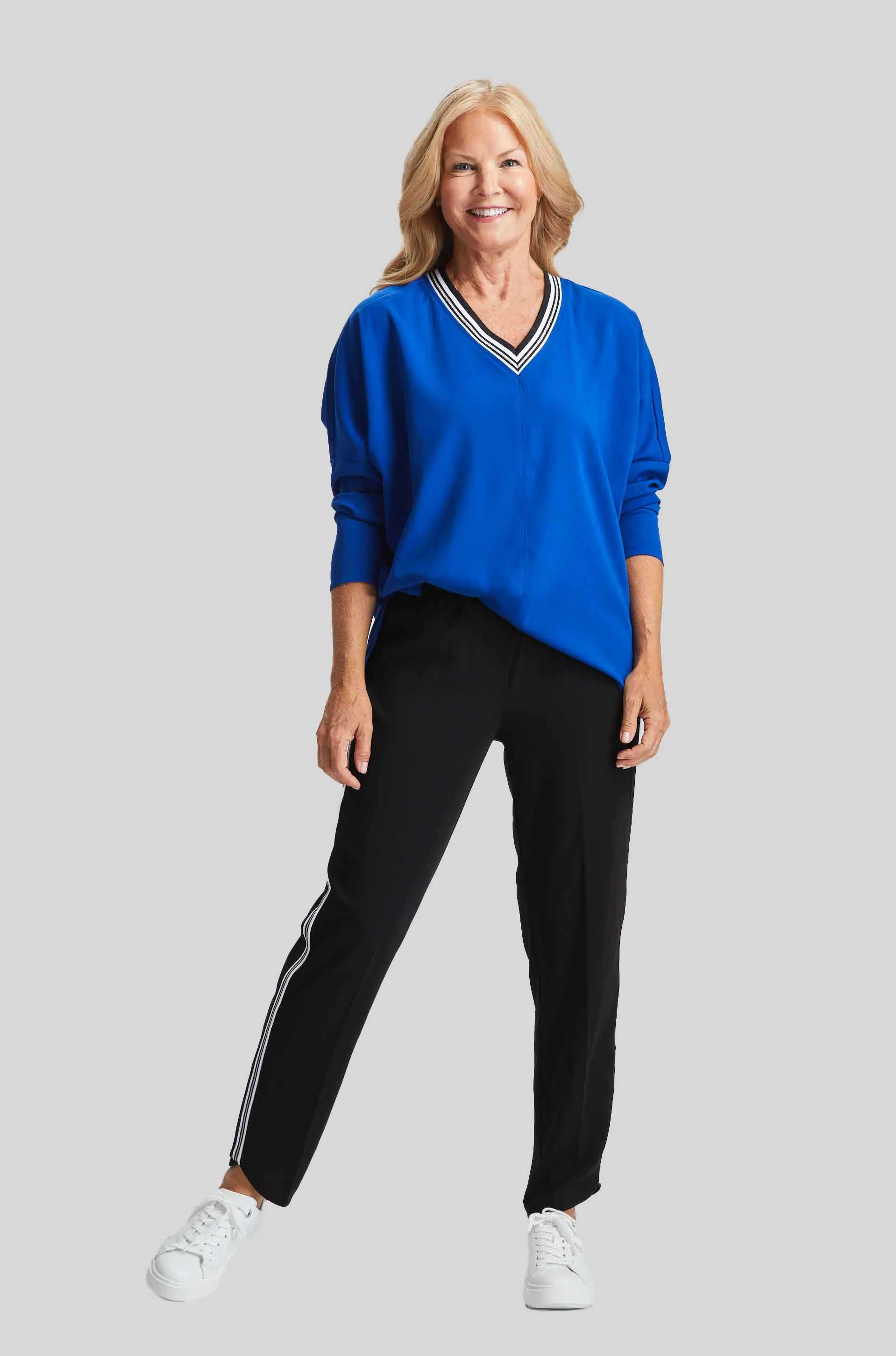 Jones ¾ Sleeve V-Neck: FINAL SALE