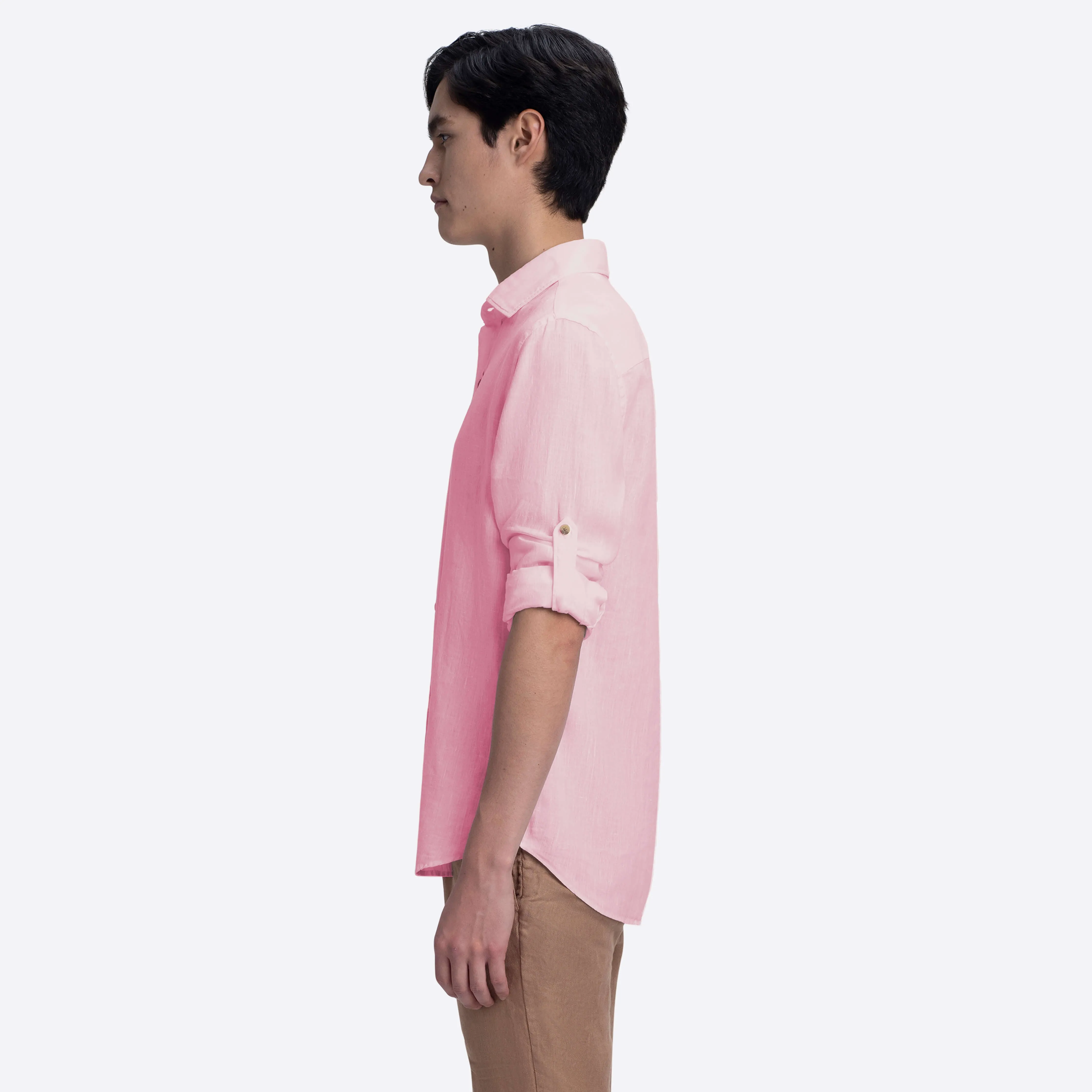 JULIAN Solid Linen Shirt