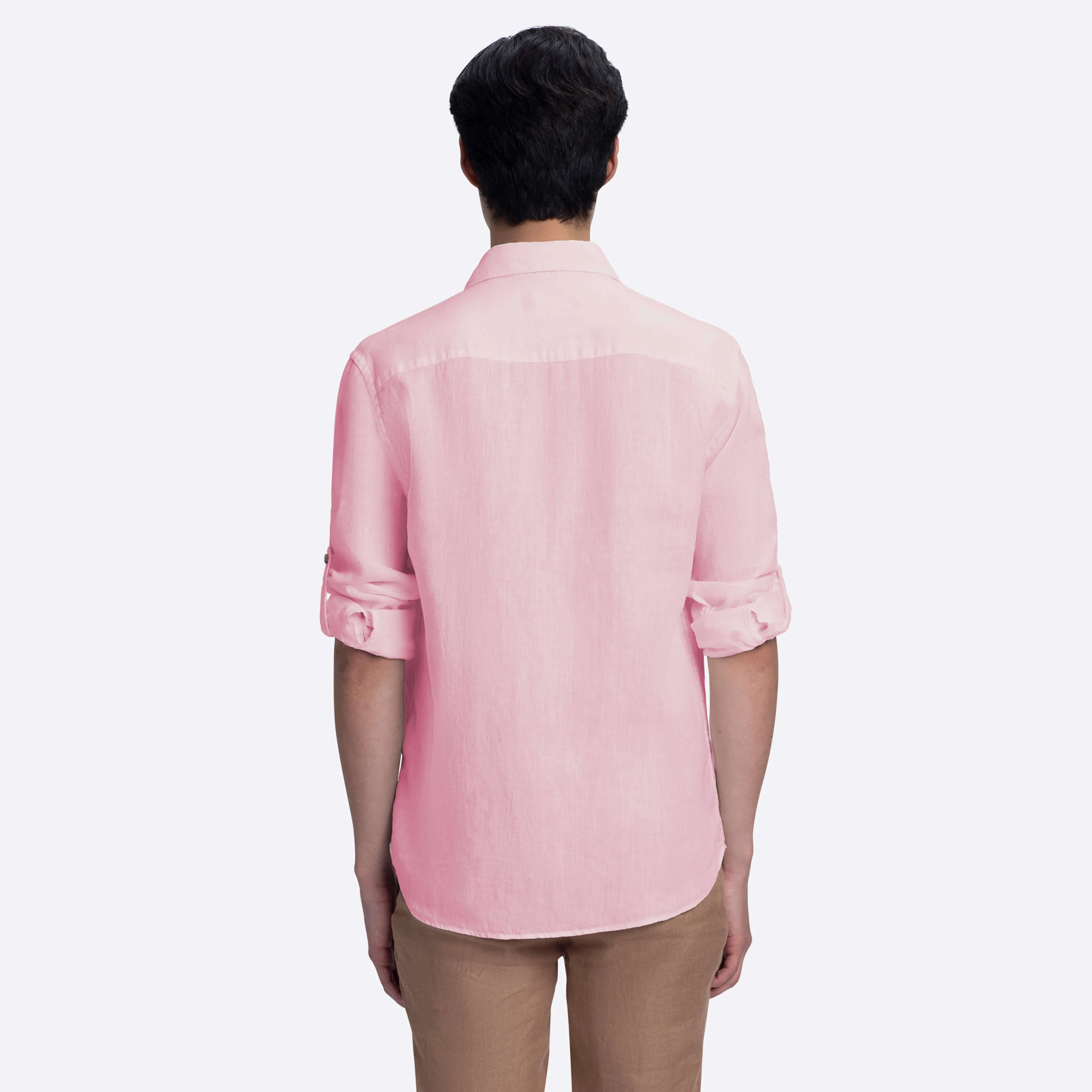 JULIAN Solid Linen Shirt